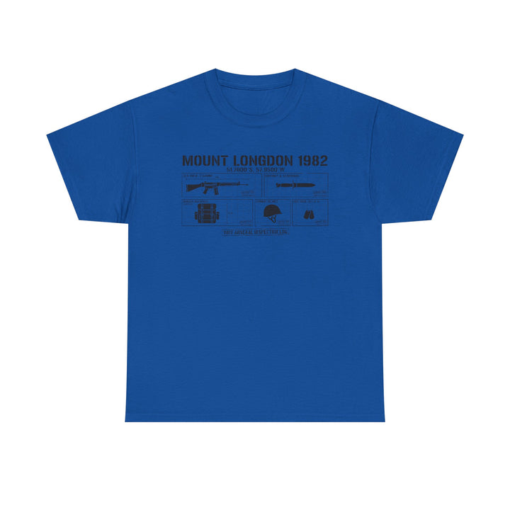 Mount Longdon 1982 T-Shirt — Falklands War Heritage Graphic