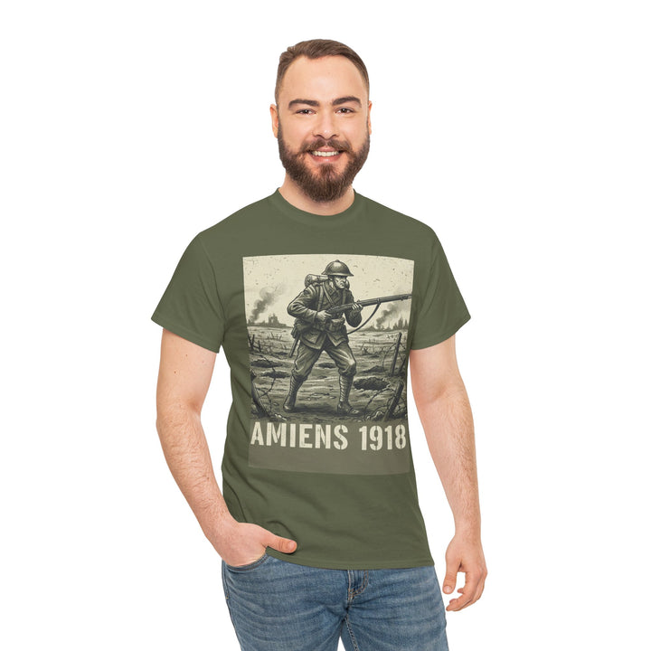 Amiens 1918 T-Shirt — World War I Vintage Soldier Graphic Tee