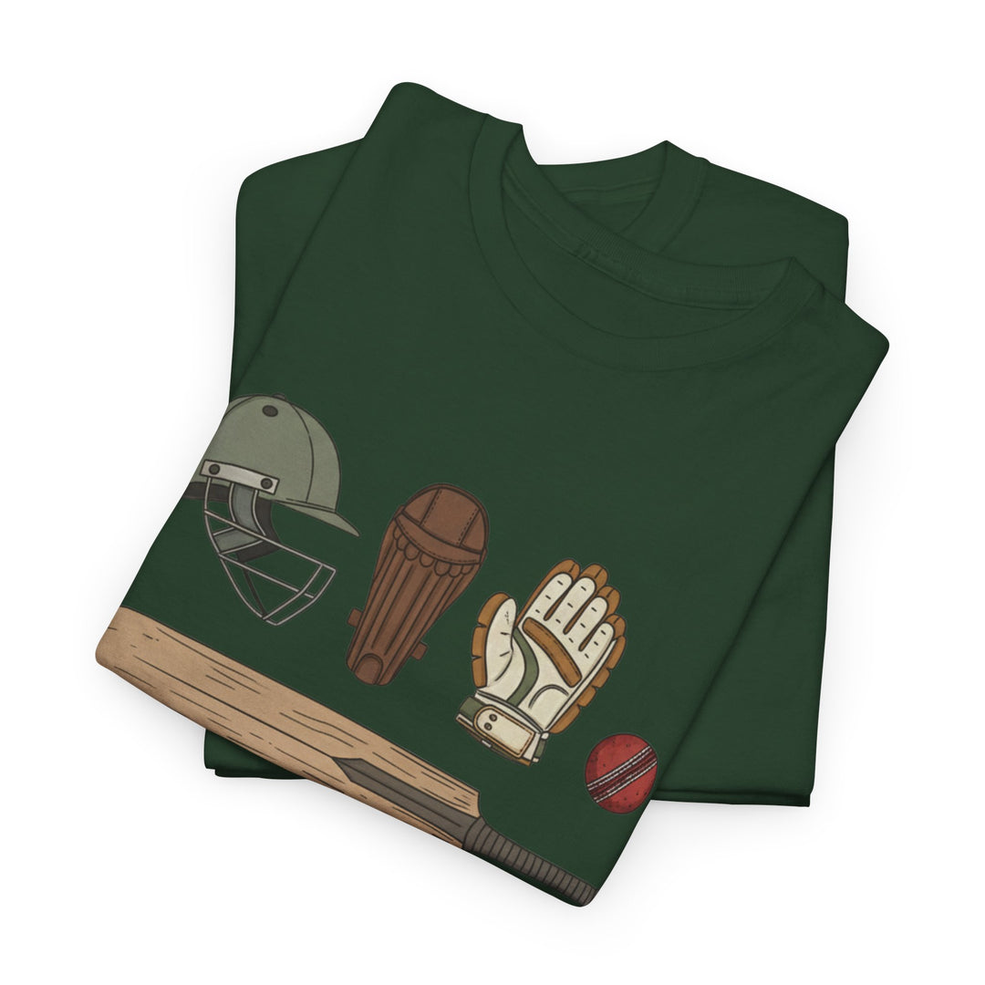 Cricket Gear Tee | Cricket Graphic T-Shirt