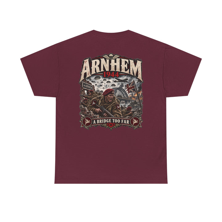 Arnhem 1944 Commemorative Tee — ‘A Bridge Too Far’ Military Tribute T-Shirt