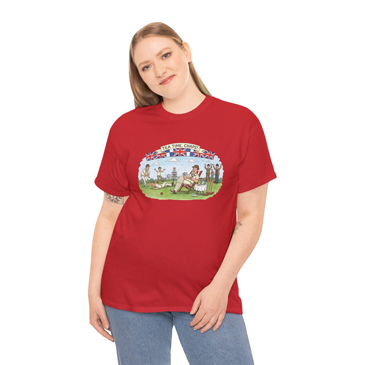 Cricket Tea Time Graphic T-Shirt for Fans