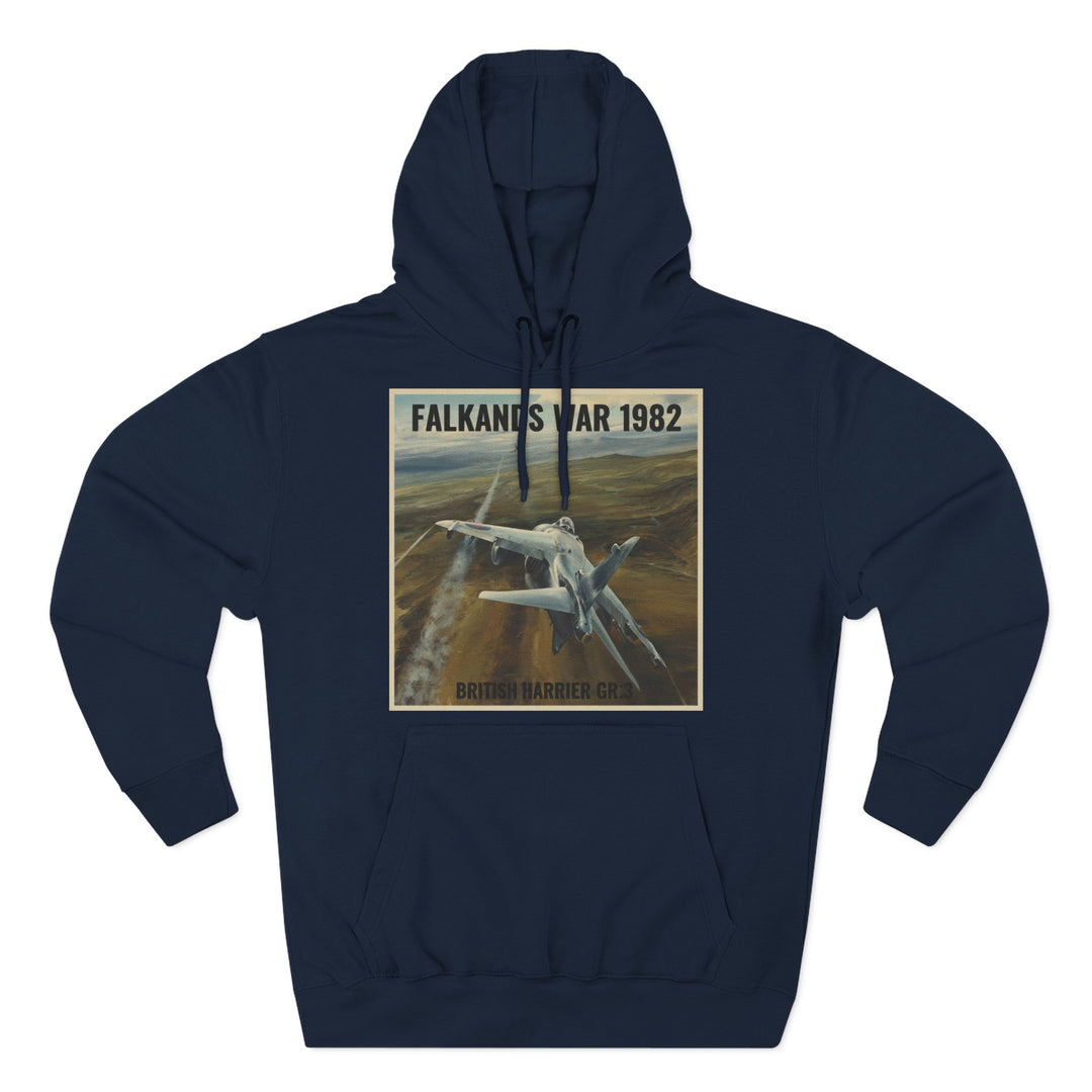 Sea Harrier 1982 Hoodie — Falklands War Naval Aviation Heritage