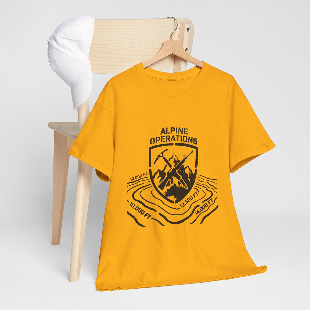 Alpine Operations Cotton Hiking Tee - Mountain Badge Edition