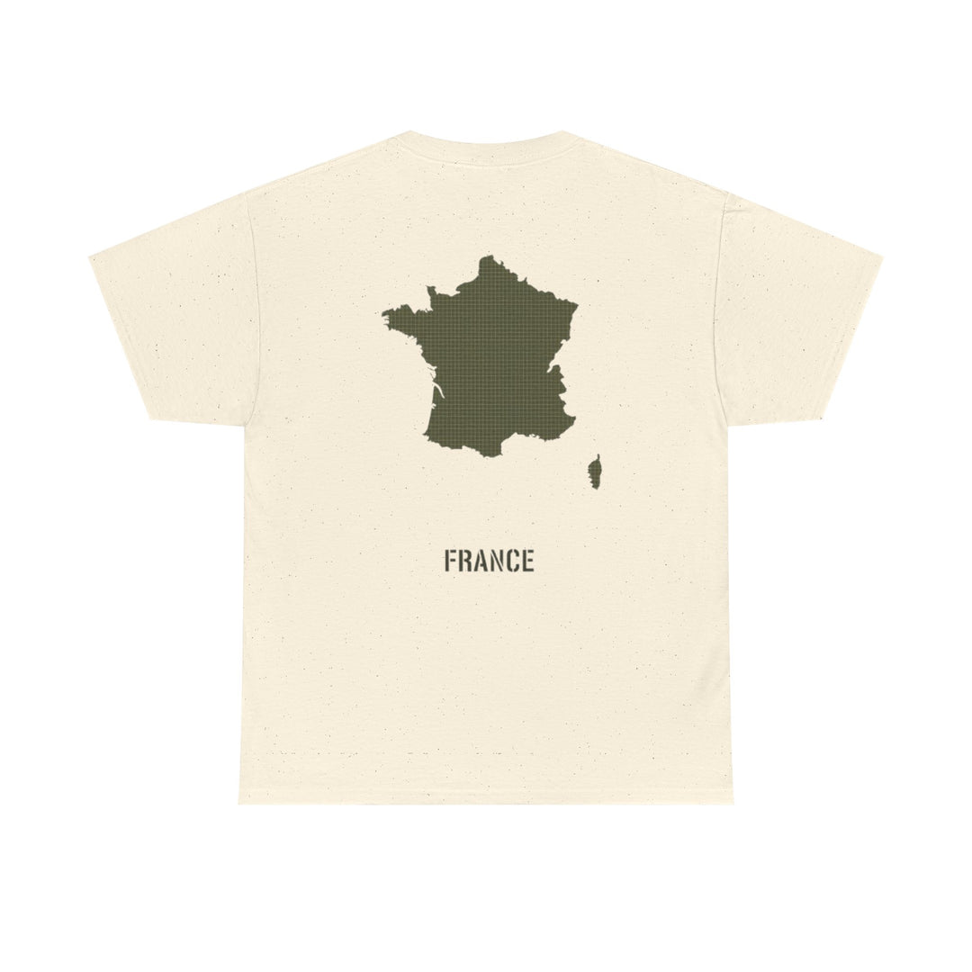 France Map Tee with "GALLUS" Chest Logo