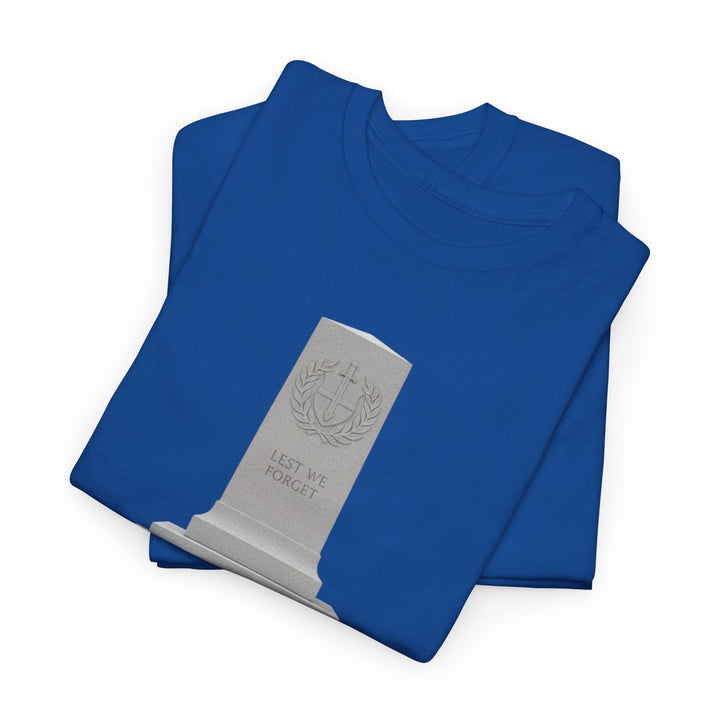 Cenotaph Memorial Tee — Tribute &amp; Remembrance Shirt