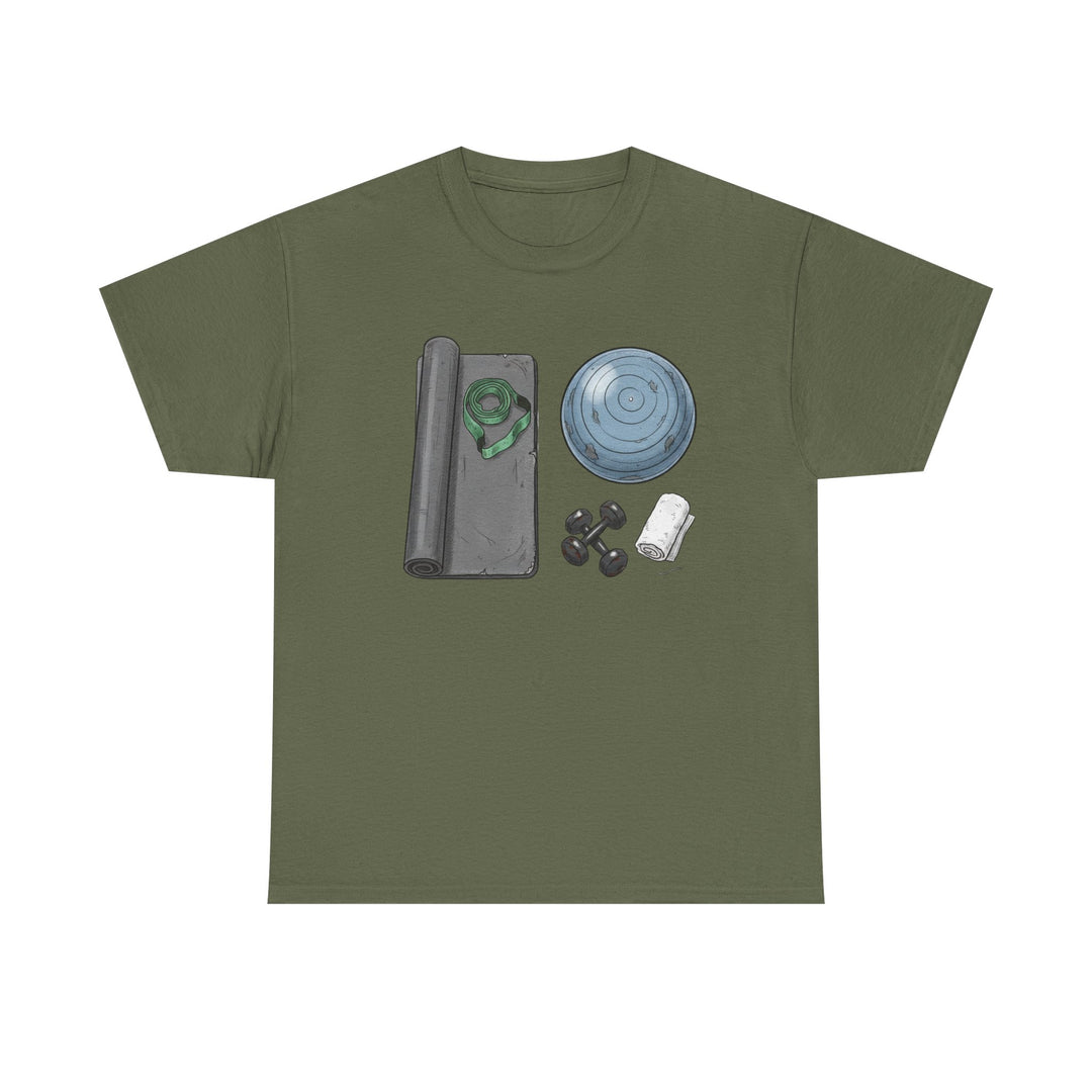 Pilates Kit Tee – soft, breathable cotton designed for Pilates workouts. Comfortable, flexible, and perfect for studio sessions, home practice, or casual wear.