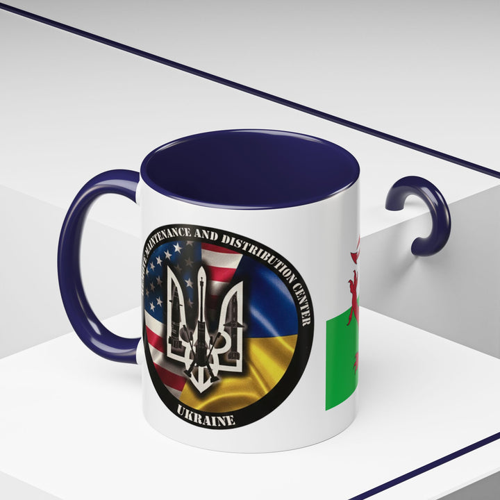 Wales Flag Accent Coffee Mug (11/15oz) – Red Welsh Dragon Tea &amp; Coffee Cup