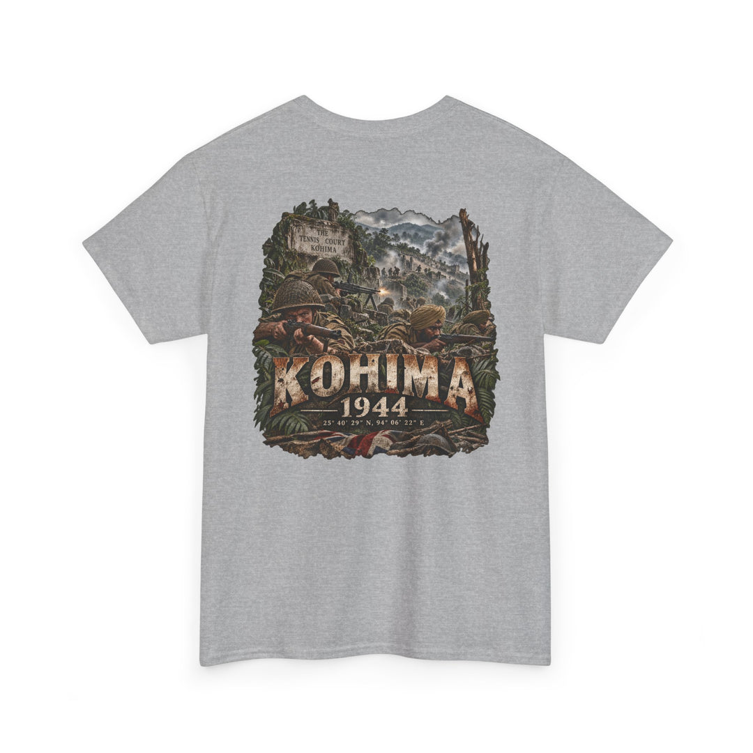 Kohima 1944 Commemorative Tee — WWII Battle of Kohima Memorial T-Shirt