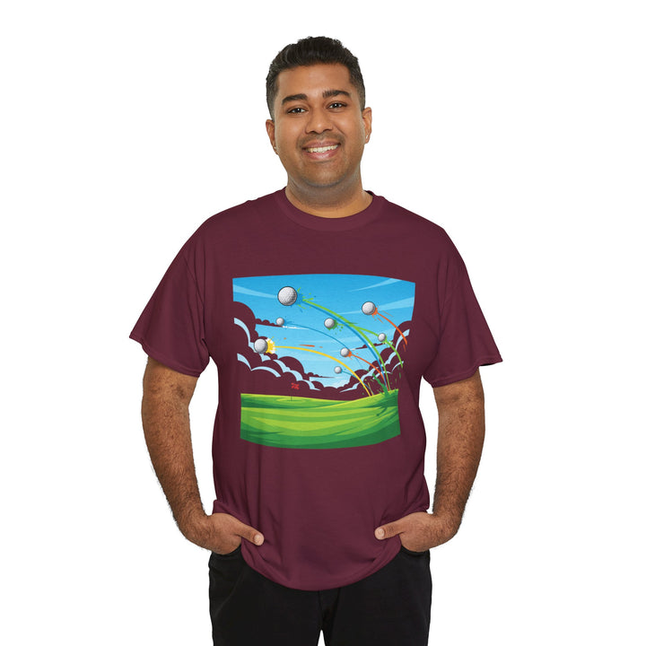 Golf Ball Flight T-Shirt | Golf Graphic Tee