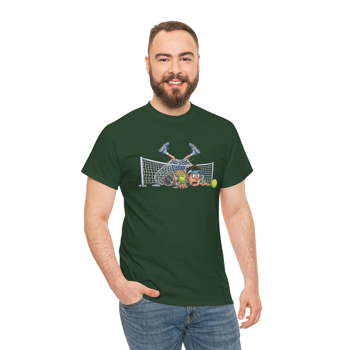 Padel Cartoon Goalie T-Shirt | Fun Padel Tee