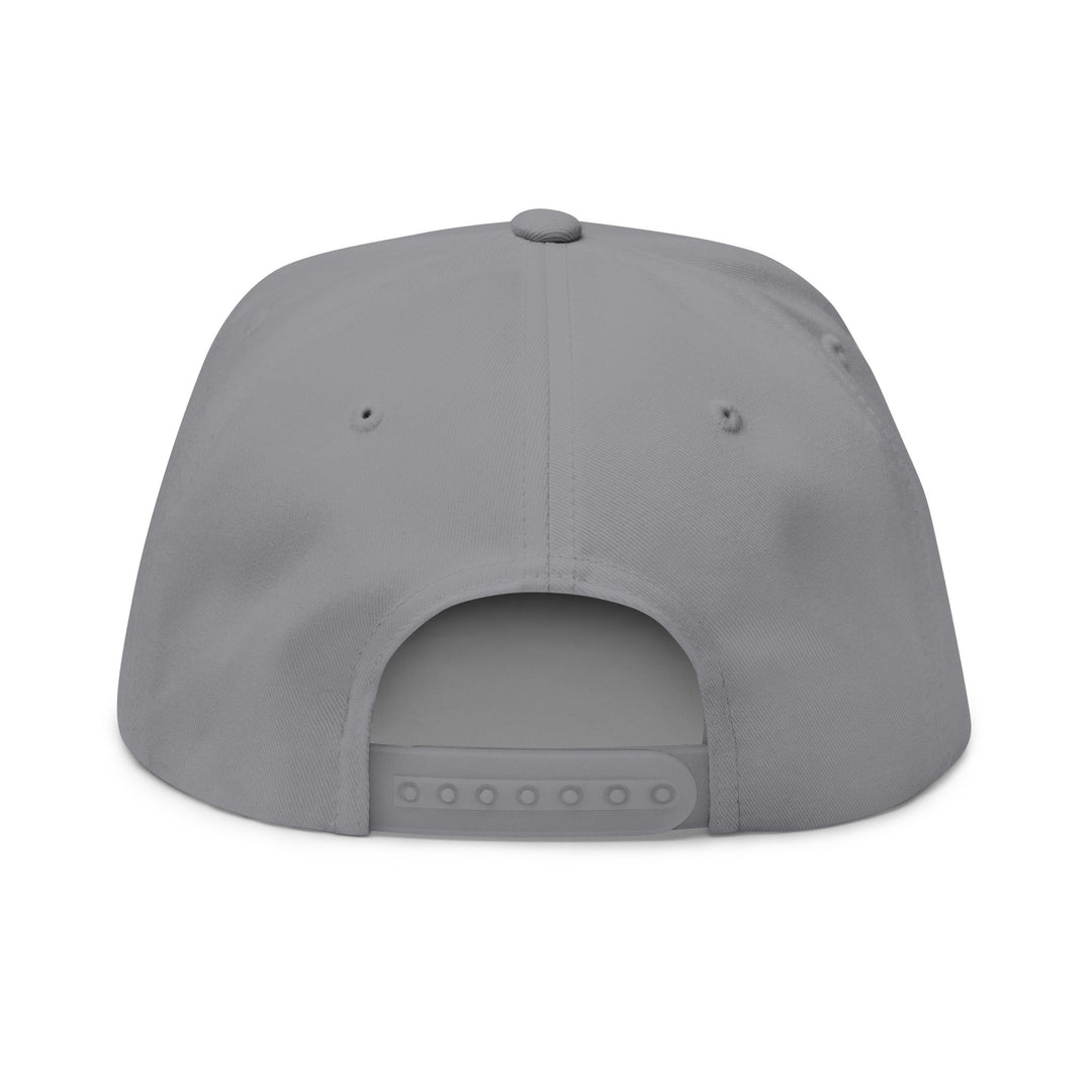 Flat Bill Cap - Embroidered "GALLUS" Retro Patch Snapback