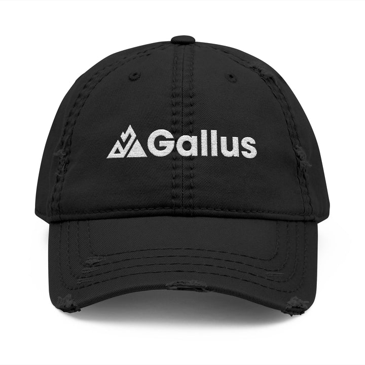 Distressed Embroidered Dad Hat - &