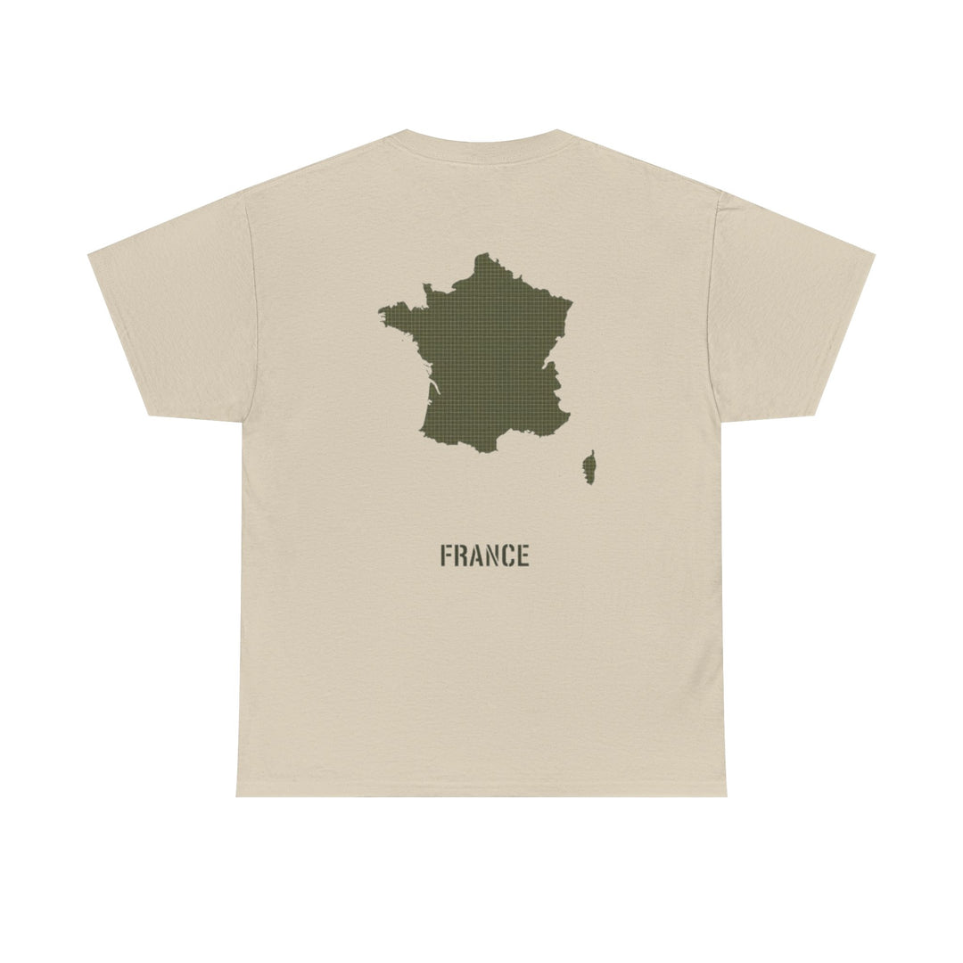 France Map Tee with "GALLUS" Chest Logo