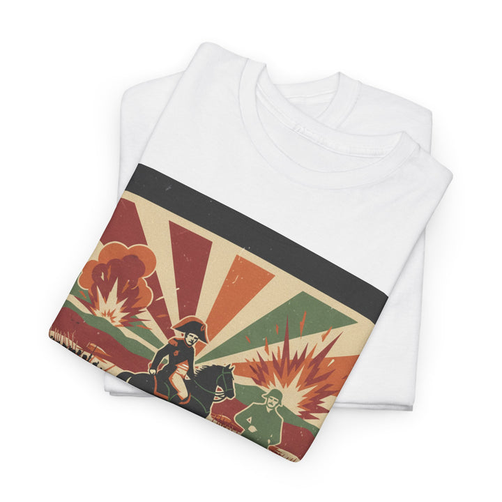 Waterloo 1815 Vintage Battle T-Shirt — Napoleonic War Commemorative Tee