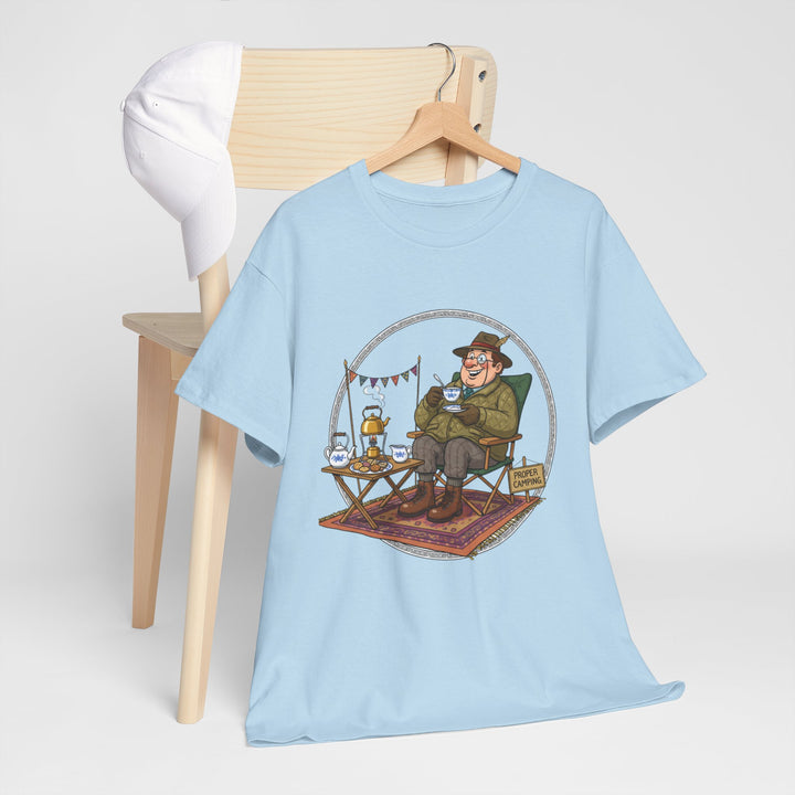 Retro Camping Grandpa Gift T-Shirt — Vintage Mountain Adventure Tee