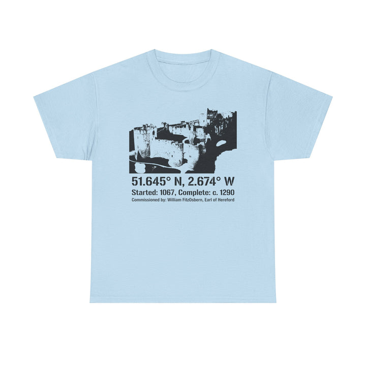 Chepstow Castle T‑Shirt — Historic Landmark Tee for Castle Lovers &amp; Travelers