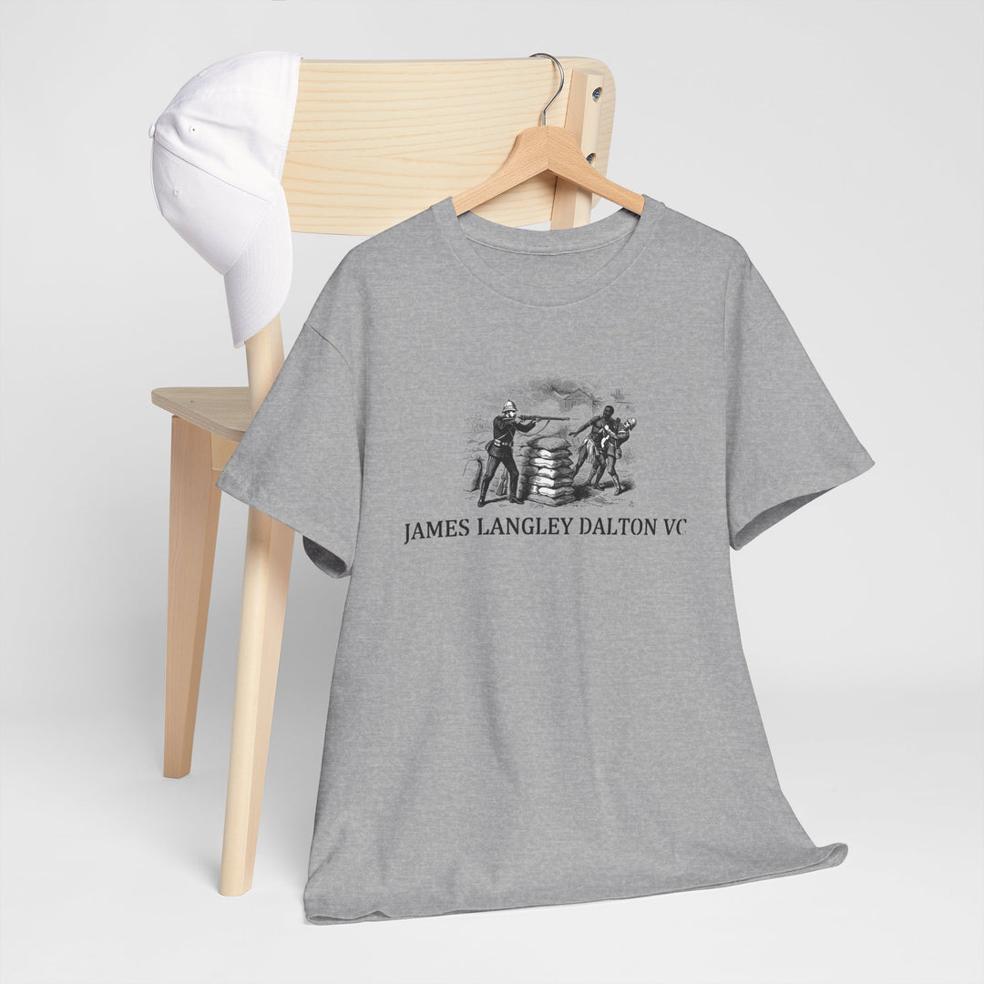 Dalton VC Rorke’s Drift Tribute T-Shirt honoring James Langley Dalton’s courage in 1879. A bold Anglo-Zulu War heritage design.
