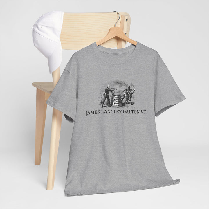 Dalton VC Rorke’s Drift Tribute T-Shirt honoring James Langley Dalton’s courage in 1879. A bold Anglo-Zulu War heritage design.