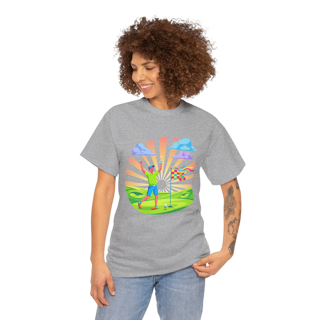 Golf Swing Silhouette Graphic Tee