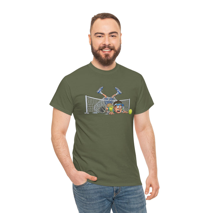 Padel Cartoon Goalie T-Shirt | Fun Padel Tee