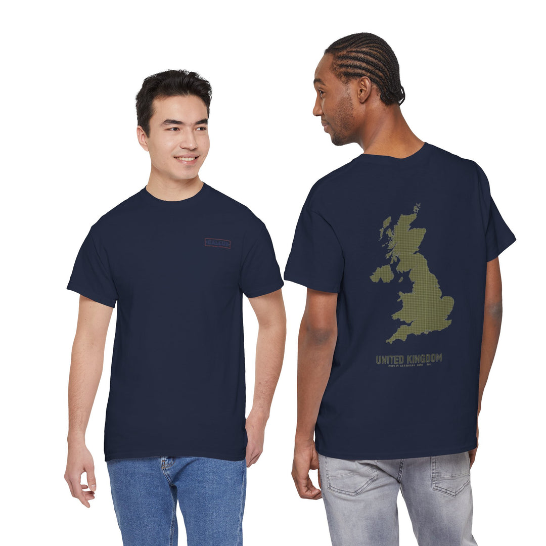 United Kingdom Map T-Shirt — Minimal UK Outline Tee