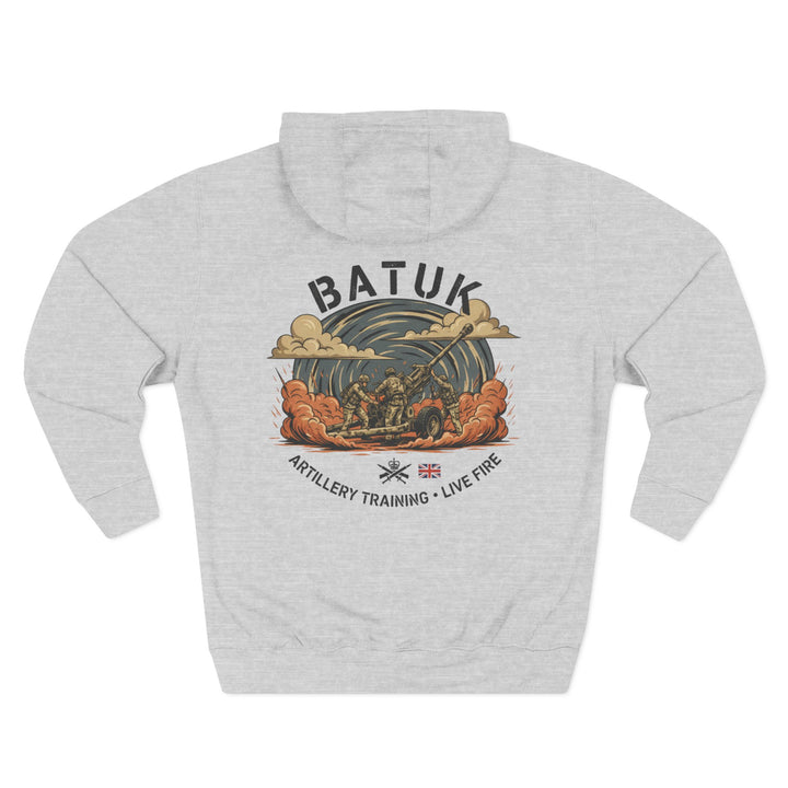 Military Artillery Graphic Hoodie — "BATUK" Live-Fire Training Design