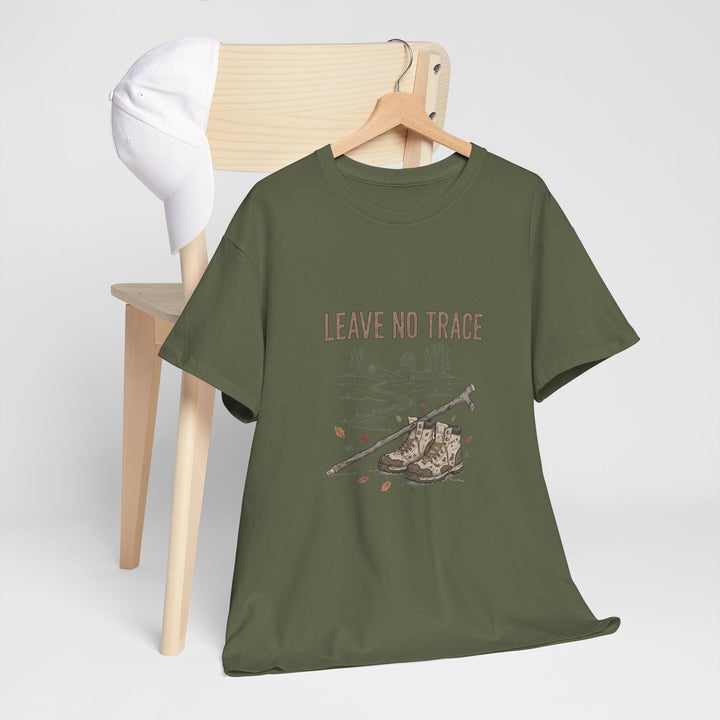 Leave No Trace Countryside Tee – a soft, breathable cotton T-shirt promoting respect for nature and responsible outdoor living.