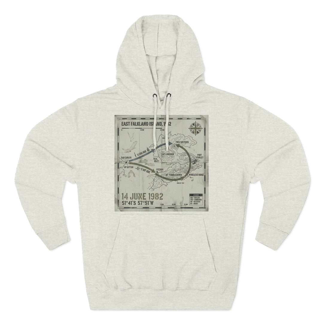 Port Stanley 1982 Assault Hoodie — Falklands Victory Heritage Graphic