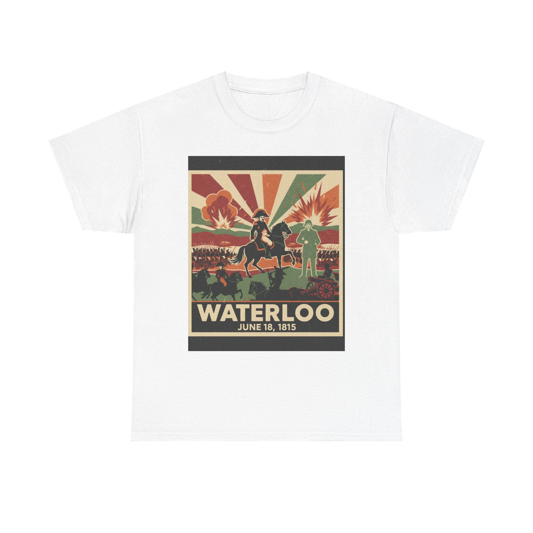 Waterloo 1815 Vintage Battle T-Shirt — Napoleonic War Commemorative Tee
