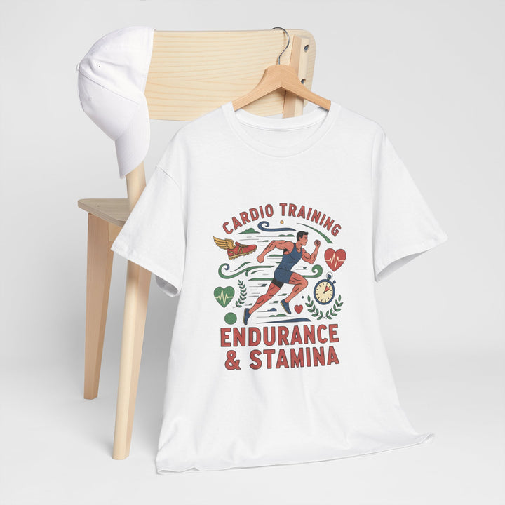 Cardio Training Tee - Fitness Running Workout Shirt