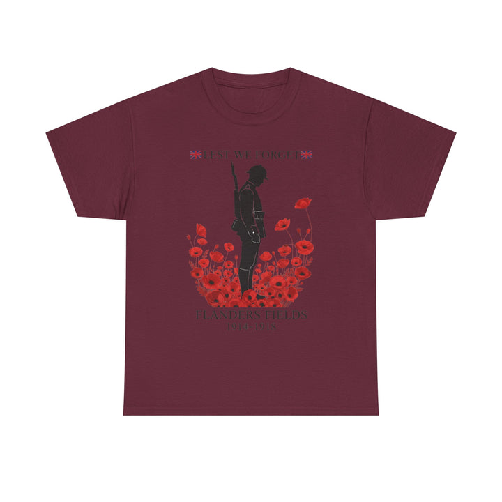 Flanders 1914–1918 T-Shirt — Great War Heritage Graphic