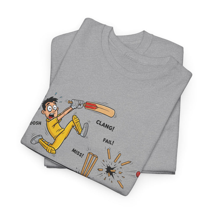 Cricket Batter Cartoon Tee | Cricket T-Shirt
