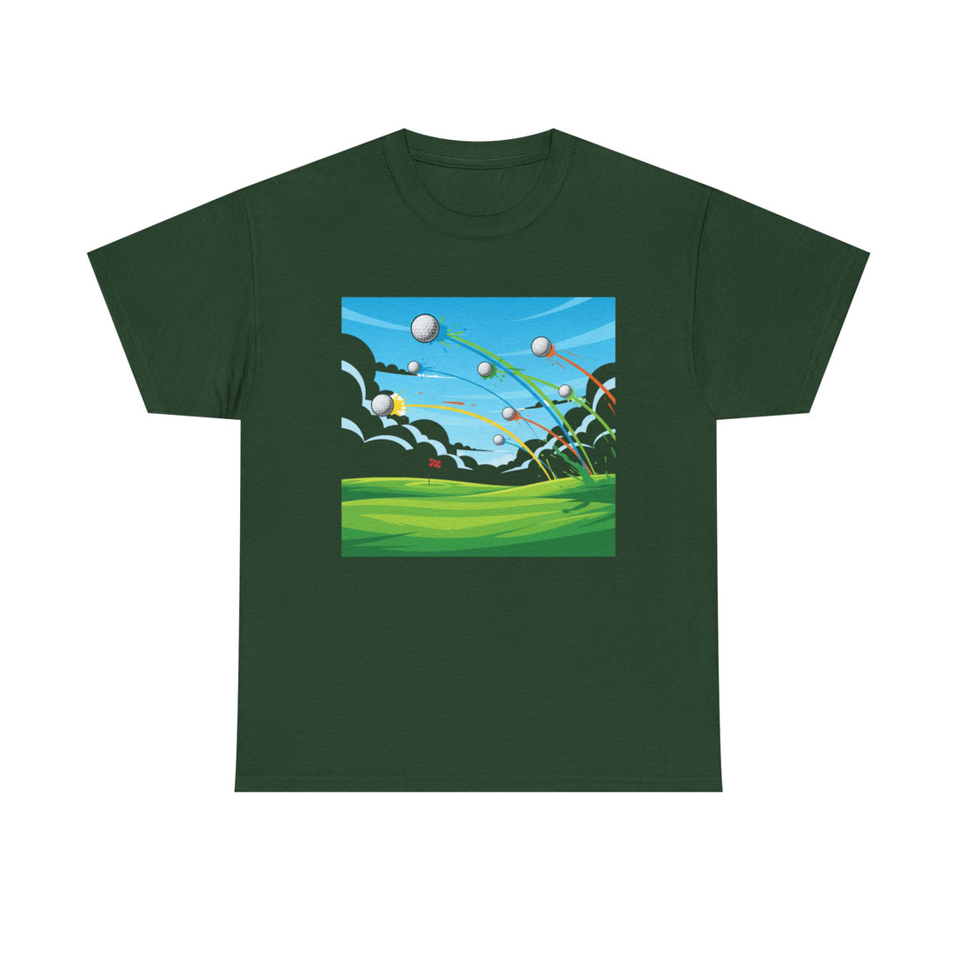 Golf Ball Flight T-Shirt | Golf Graphic Tee