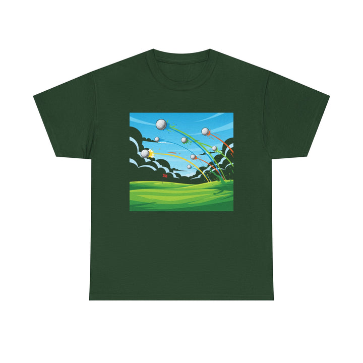 Golf Ball Flight T-Shirt | Golf Graphic Tee