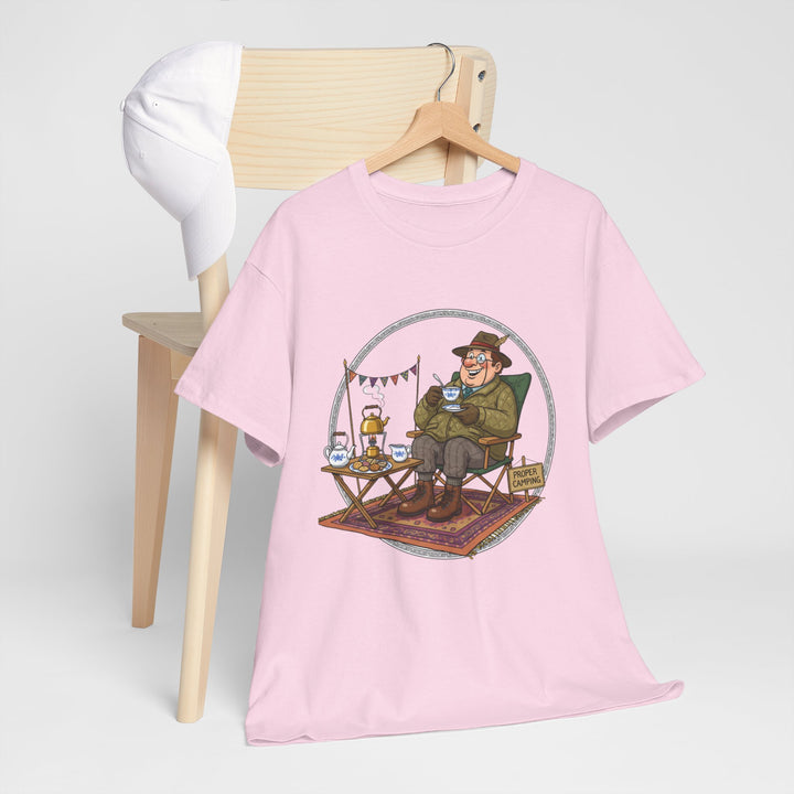 Retro Camping Grandpa Gift T-Shirt — Vintage Mountain Adventure Tee