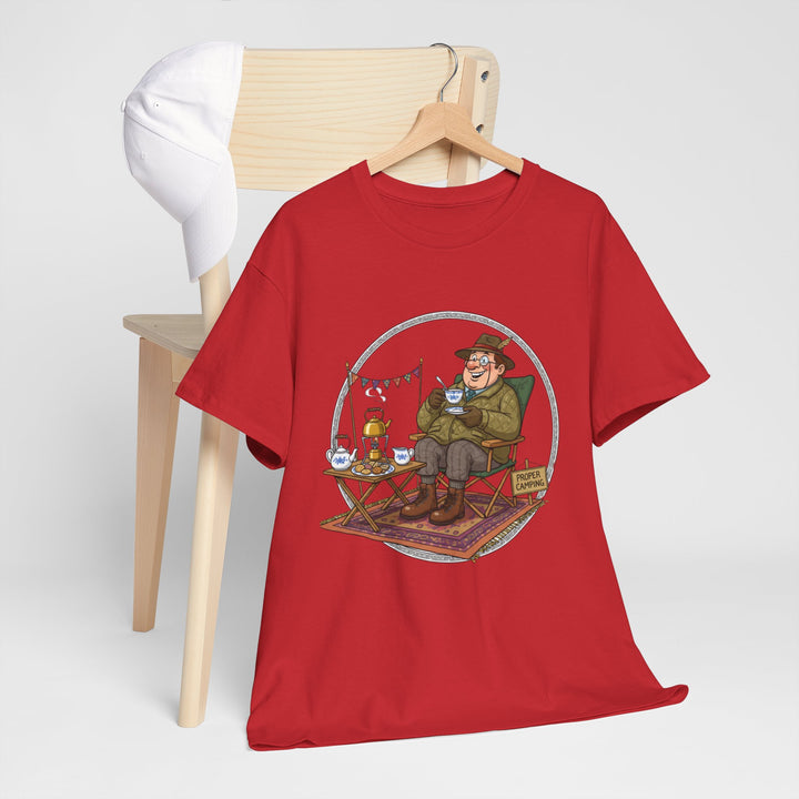 Retro Camping Grandpa Gift T-Shirt — Vintage Mountain Adventure Tee
