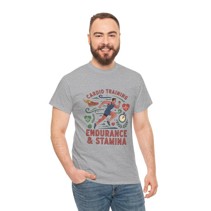 Cardio Training Tee - Fitness Running Workout Shirt