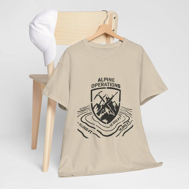 Alpine Operations Cotton Hiking Tee - Mountain Badge Edition