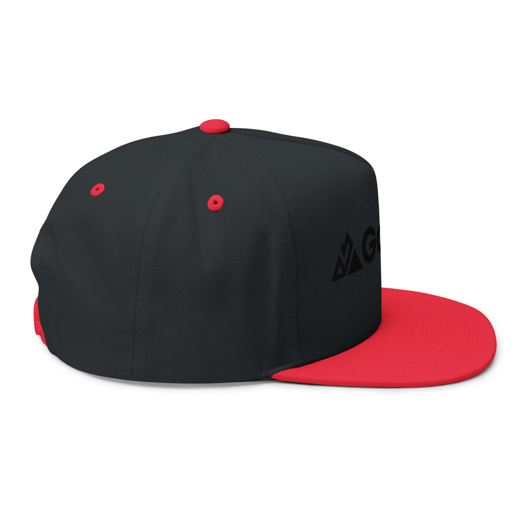 Flat Bill Cap - Embroidered "GALLUS" Retro Patch Snapback