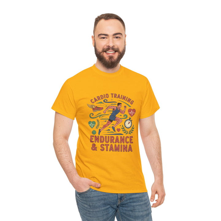 Cardio Training Tee - Fitness Running Workout Shirt