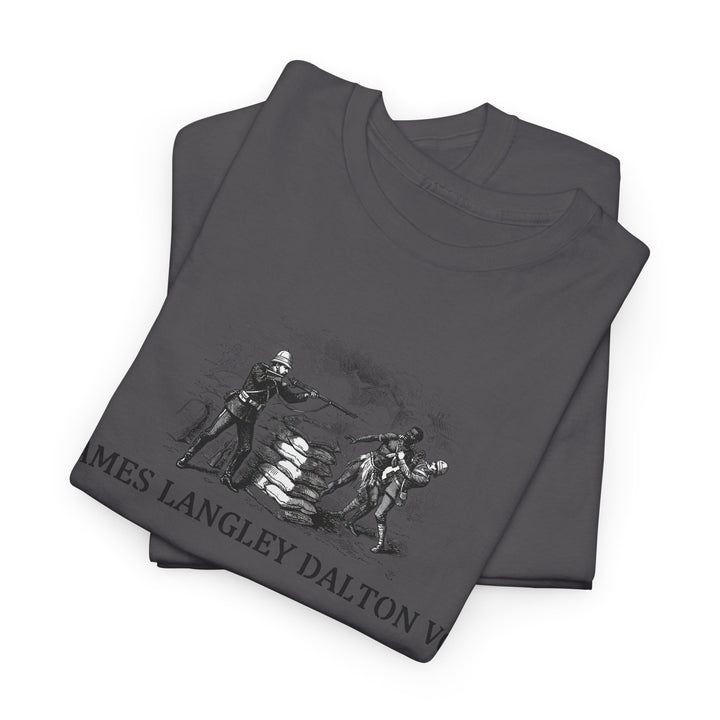 Dalton VC Rorke’s Drift Tribute T-Shirt honoring James Langley Dalton’s courage in 1879. A bold Anglo-Zulu War heritage design.