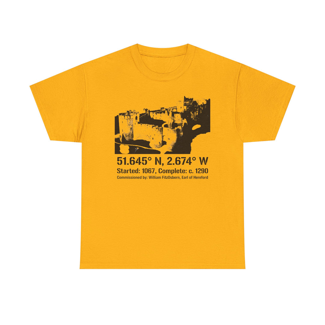 Chepstow Castle T‑Shirt — Historic Landmark Tee for Castle Lovers &amp; Travelers