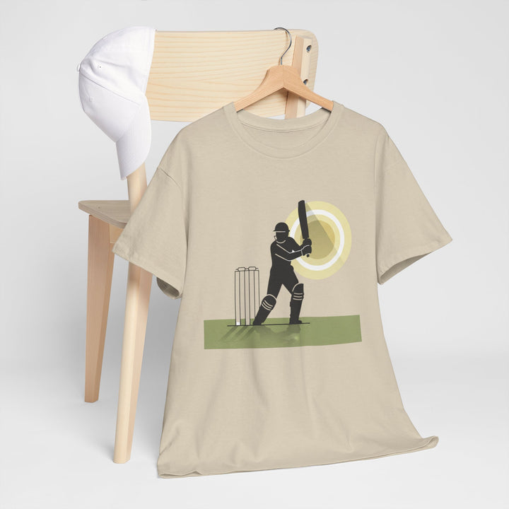 Cricket Player Silhouette T-Shirt