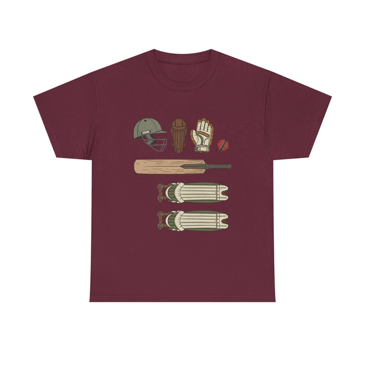 Cricket Gear Tee | Cricket Graphic T-Shirt