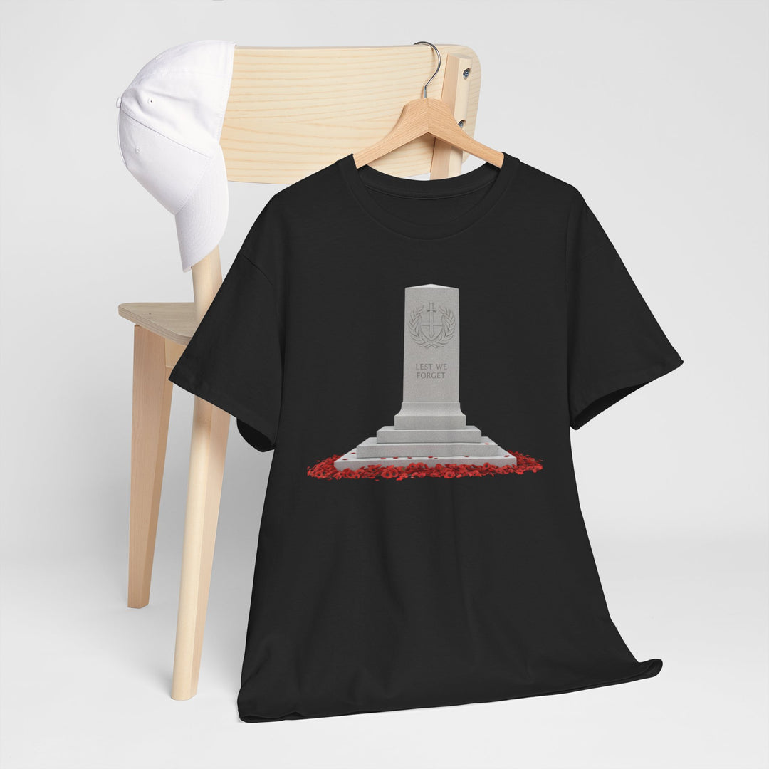 Cenotaph Memorial Tee — Tribute &amp; Remembrance Shirt