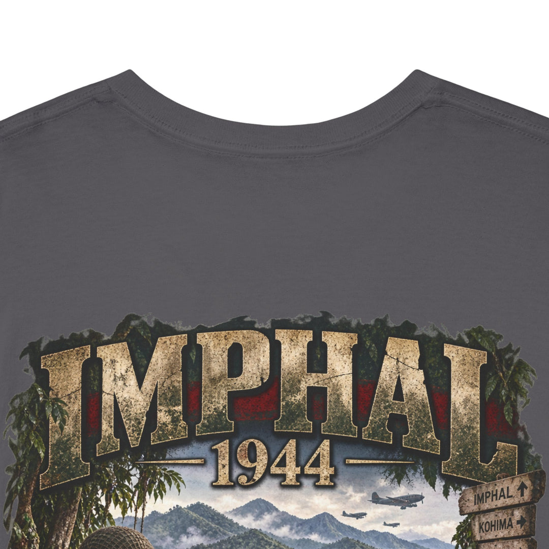 Imphal 1944 Battle Scene T‑Shirt — WWII Historical Combat Tee