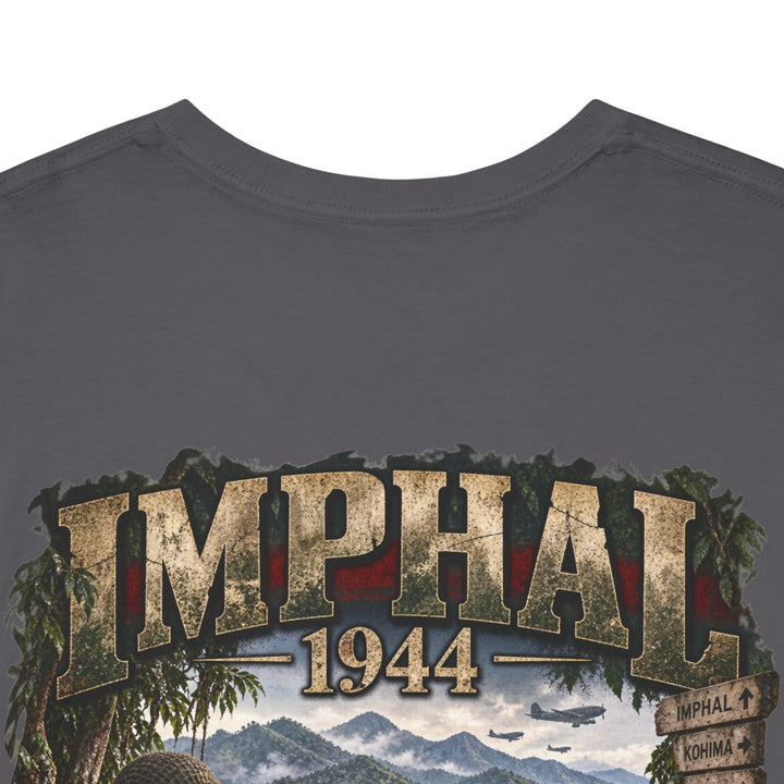 Imphal 1944 Battle Scene T‑Shirt — WWII Historical Combat Tee