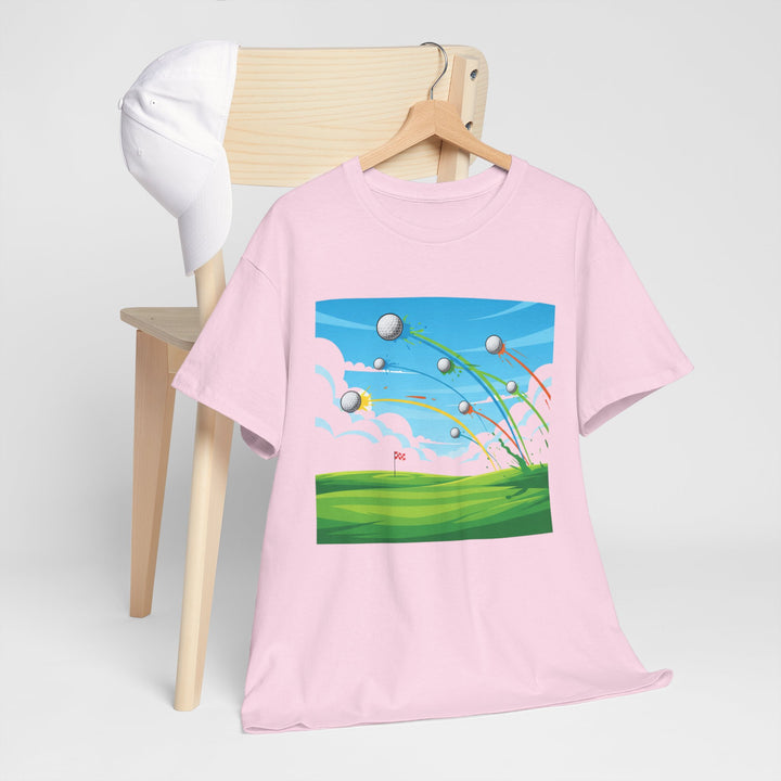 Golf Ball Flight T-Shirt | Golf Graphic Tee