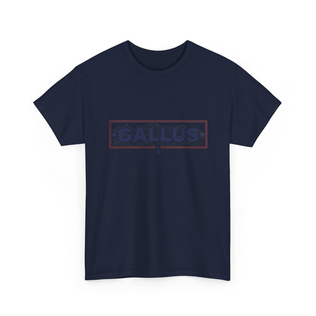 France Map Tee with "GALLUS" Chest Logo