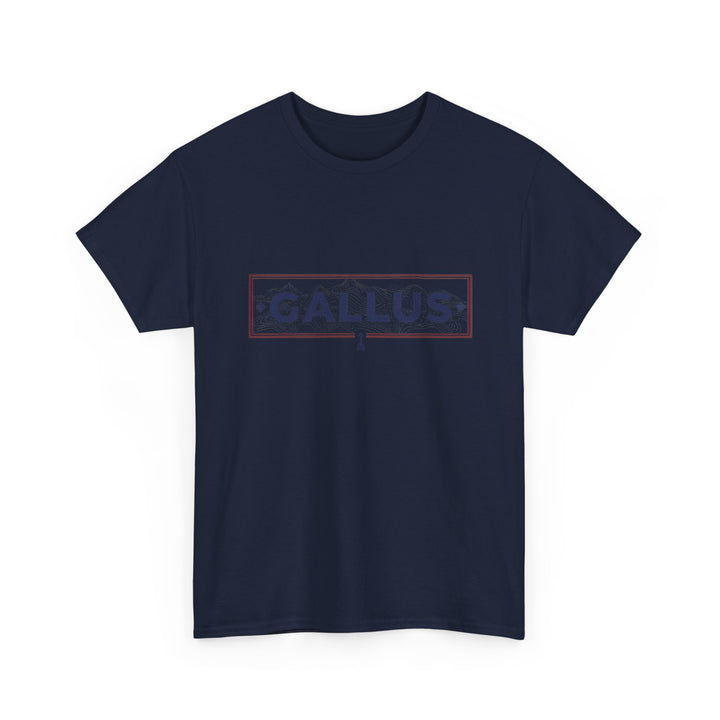 France Map Tee with "GALLUS" Chest Logo